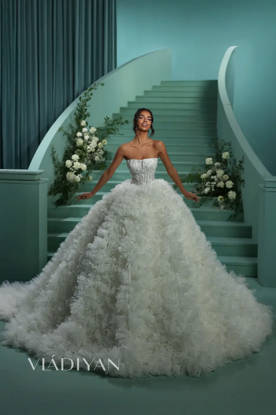 Robe de mariée pour un mariage sur la plage à La Réunion